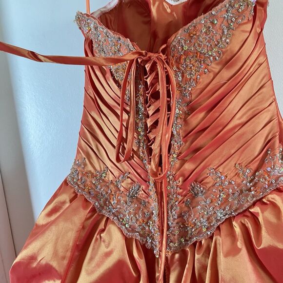 MARY'S FORMAL QUINCEANERA/PROM DRESS Sz 8 Beaded - Picture 16 of 16